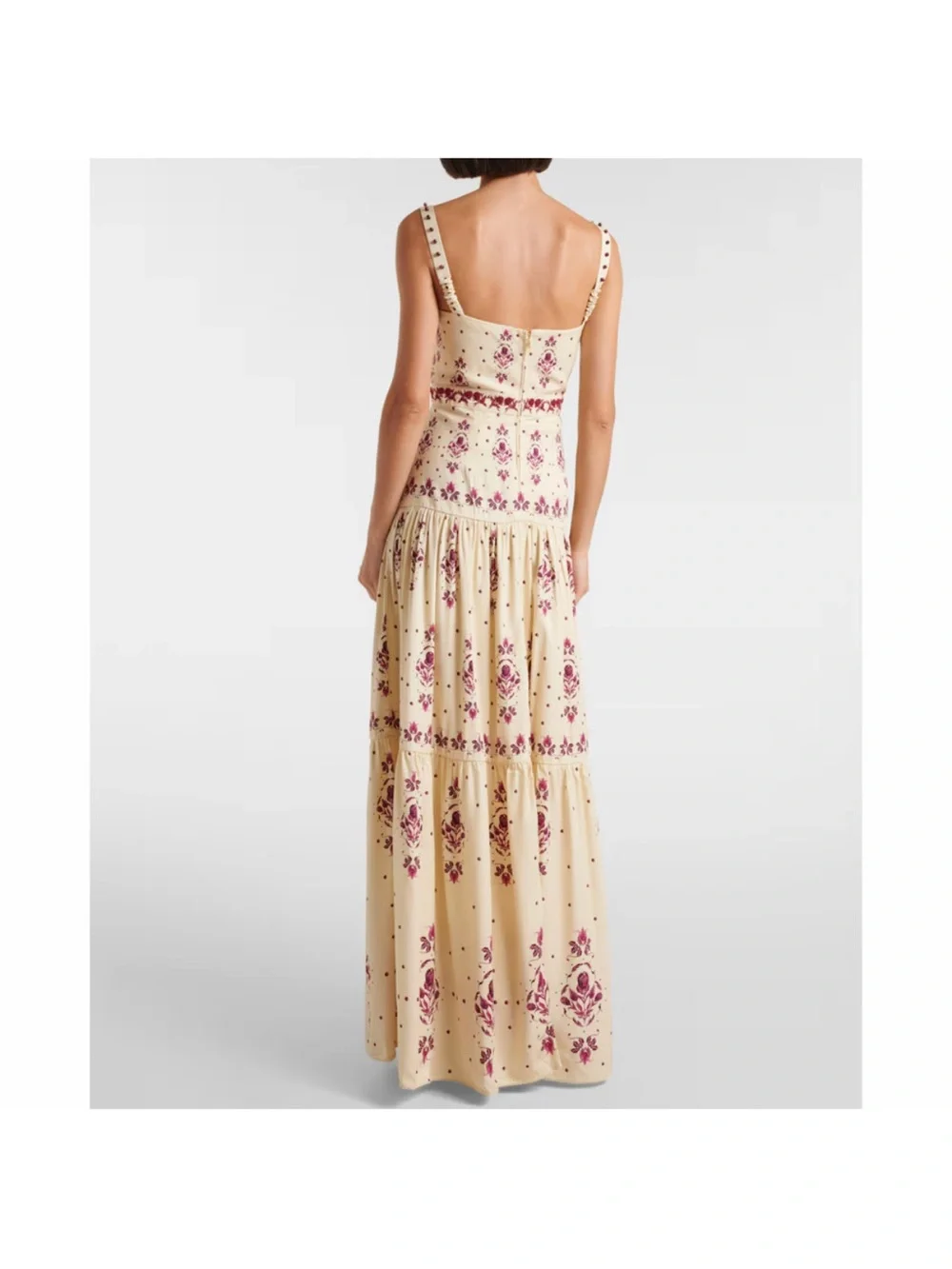 Agua by Agua Bendita Lima Relato Maxi Dress Size Large - Picture 2 of 10